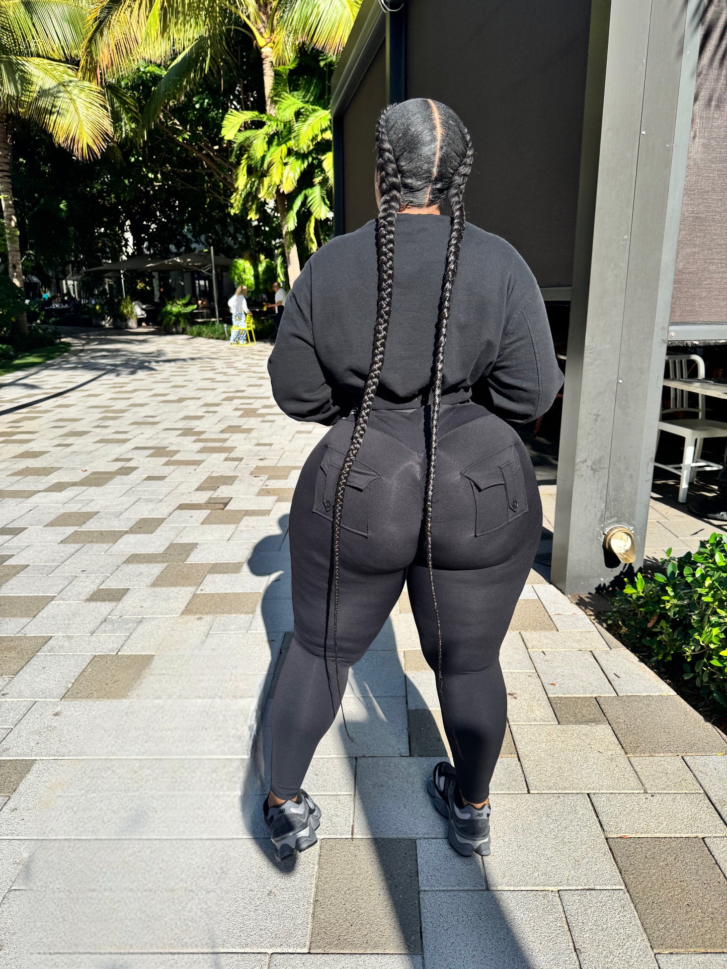 Real Thique Pocket Leggings Black