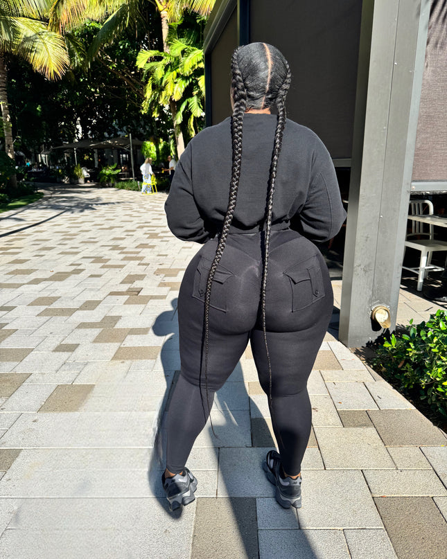 Real Thique Pocket Leggings Black