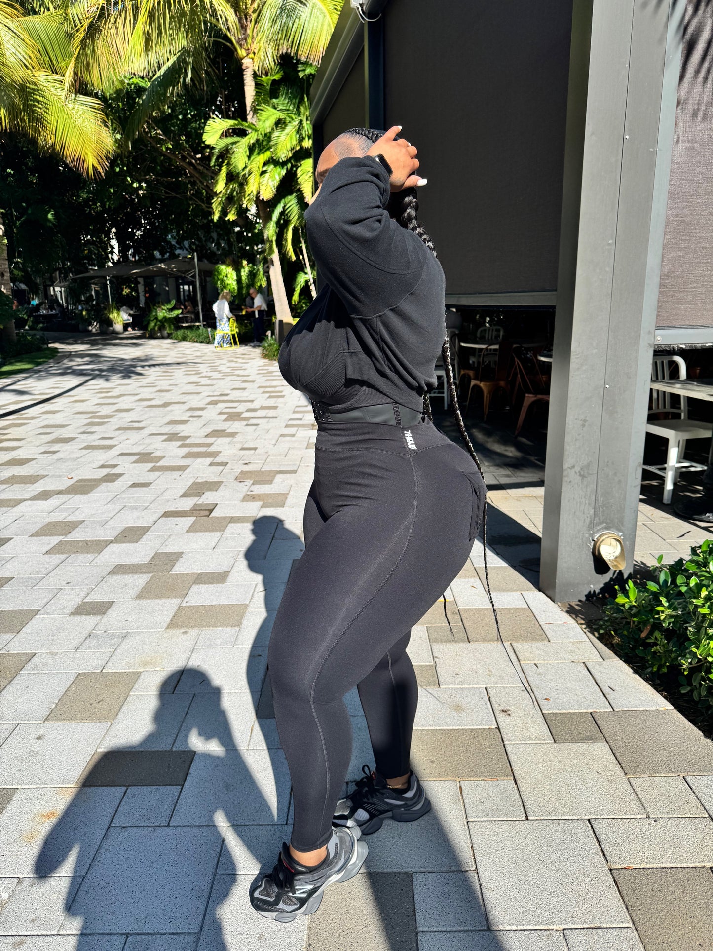 Real Thique Pocket Leggings Black